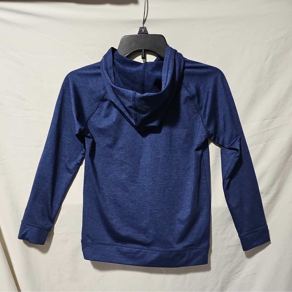 Vineyard Vines Boys Small 8-10 Navy Blue Whale Logo Graphic Hoodie Sweatshirt - Picture 5 of 6